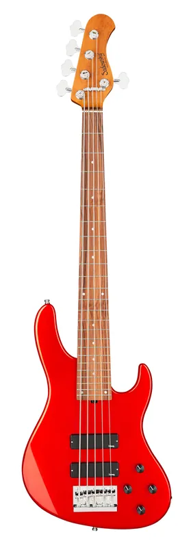 Sadowsky MetroExpress 24-Fret Modern Bass, Morado Fingerboard, 5-String - Solid Candy Apple Red Metallic High Polish Super-Preis