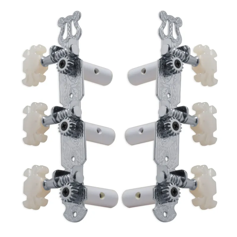 Neu Grover 303C Classic Guitar Machines - Guitar Machine Heads, 3 + 3 - Chrome