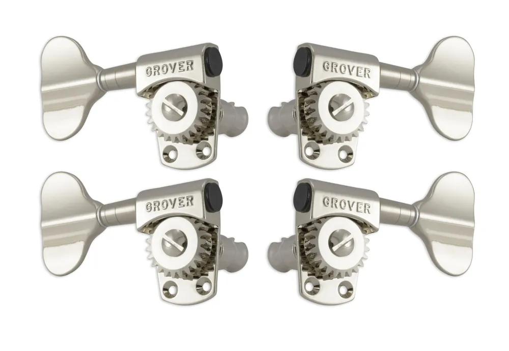 Grover 145N Titan Electric Bass Machines - Bass Machine Heads, 2 + 2 - Nickel Sonderaktion