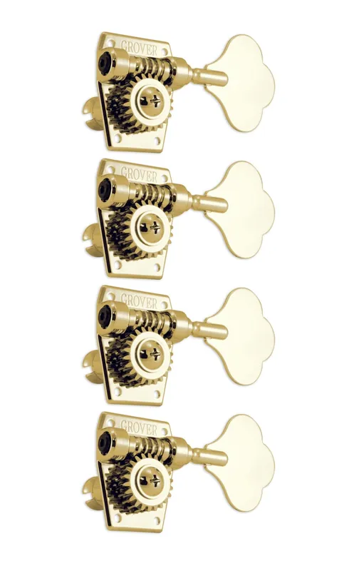 Knallerangebot Grover 142G4 Vintage Bass Machines - Bass Machine Heads, 4-in-Line, Bass Side (Left) - Gold