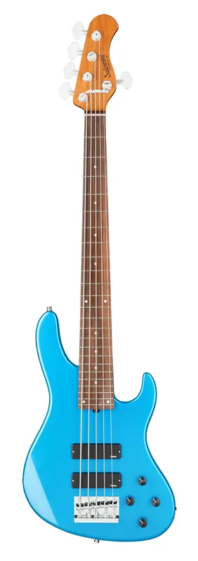 Sadowsky MetroExpress 24-Fret Modern Bass, Morado Fingerboard, 5-String - Solid Ocean Blue Metallic High Polish Bestseller