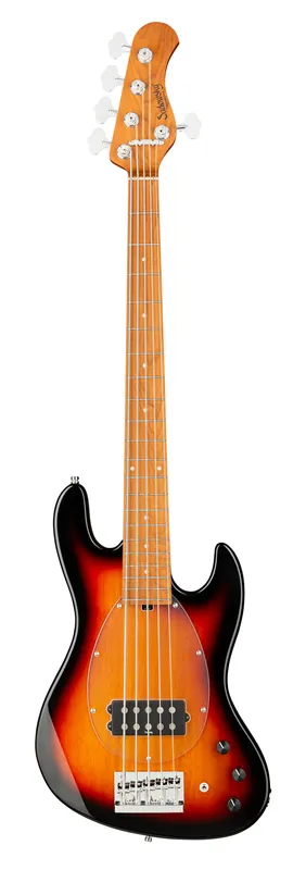 Saisonangebot Sadowsky MetroExpress 21-Fret Vintage M Bass, Roasted Maple Fingerboard, 5-String - Tobacco Sunburst Transparent High Polish