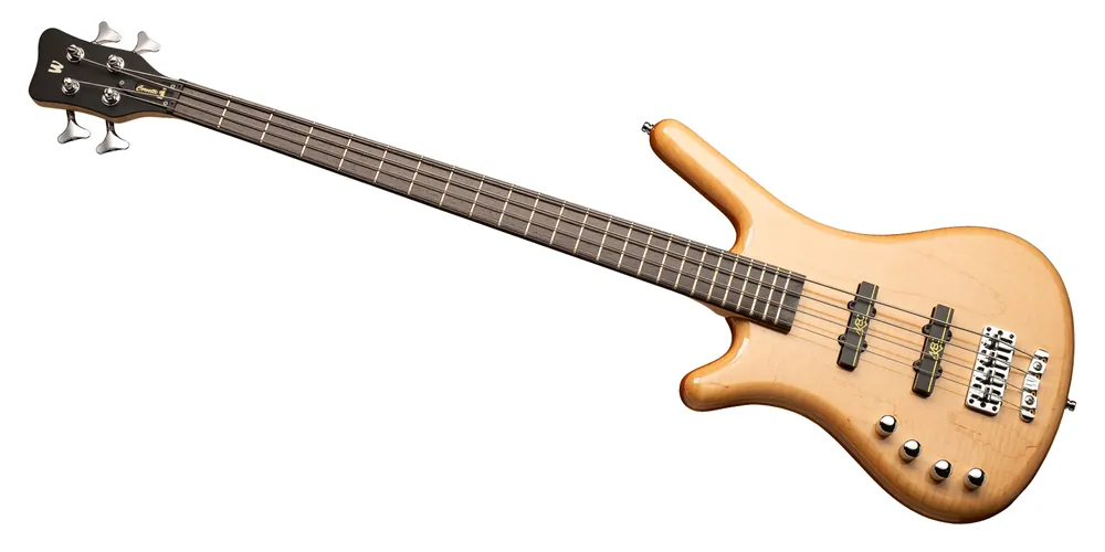 Solange Der Vorrat Reicht Warwick RockBass Corvette Premium, Lefthand, 4-String - Natural Transparent High Polish