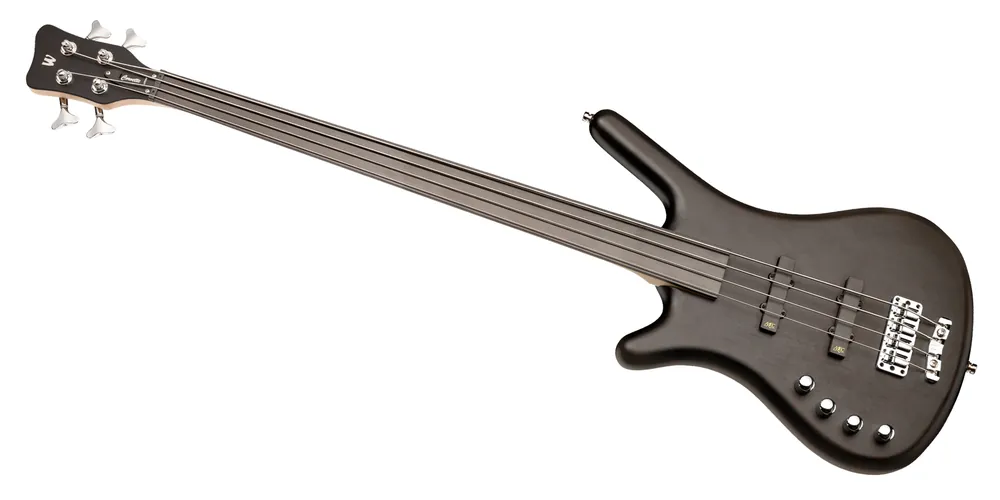 Warwick RockBass Corvette Basic, Lefthand, 4-String, Fretless - Nirvana Black Transparent Satin Knallerangebot
