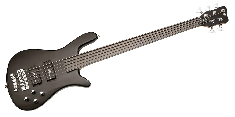Warwick RockBass Streamer Standard, 5-String, Fretless - Nirvana Black Transparent Satin Schnäppchen