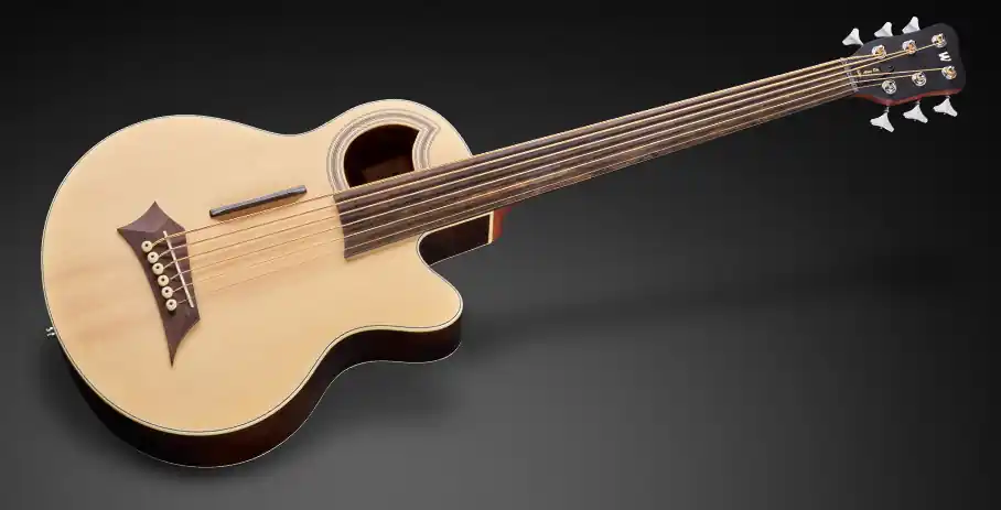 Warwick RockBass Alien Deluxe, 6-String, Fretless - Natural Transparent Satin Letzte Chance