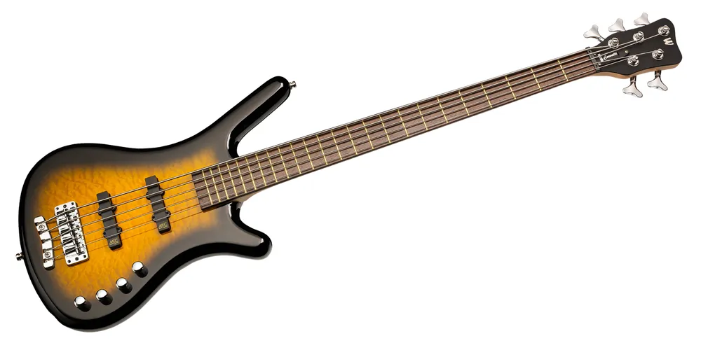 Wochenendangebot Warwick RockBass Corvette Classic, 5-String - Almond Sunburst Transparent High Polish