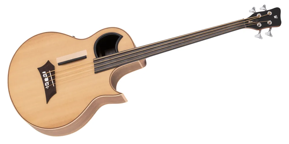 Warwick Alien, 4-String, Fretless - Natural Transparent Satin Neue Ware