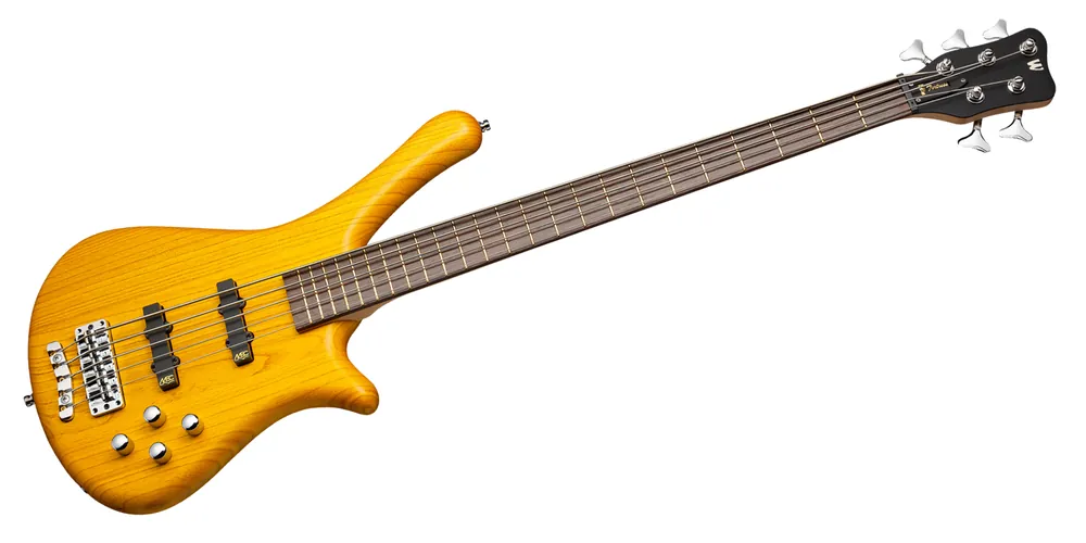 Top-Preis Warwick RockBass Fortress, 5-String - Honey Violin Transparent Satin