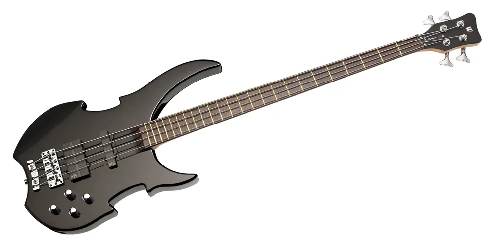 Kostenloser Versand Warwick RockBass Vampyre Dark Lord, 4-String, F#BEA Tuning - Solid Black High Polish