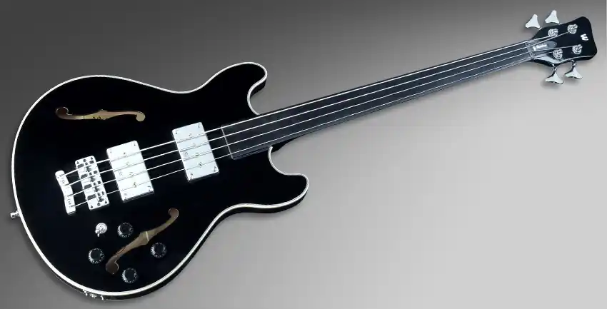 Warwick RockBass Star Bass, 4-String, Fretless - Solid Black High Polish Billig
