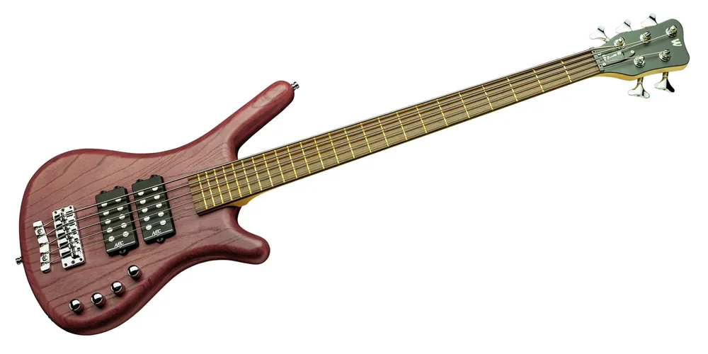 Warwick RockBass Corvette $$, 5-String - Burgundy Red Transparent Satin Sofort Bestellen