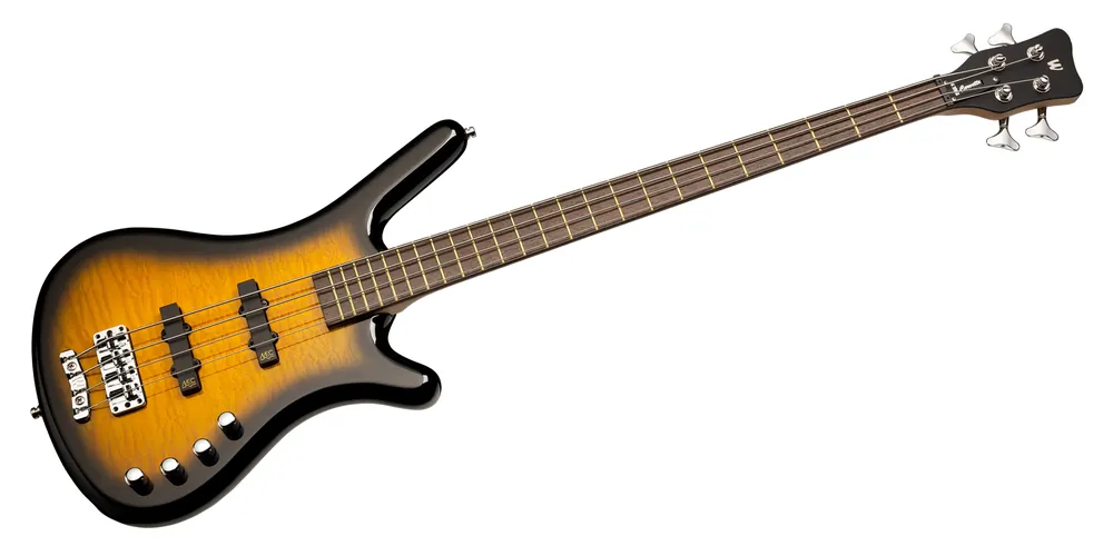 Warwick RockBass Corvette Classic, 4-String - Almond Sunburst Transparent High Polish Schneller Versand