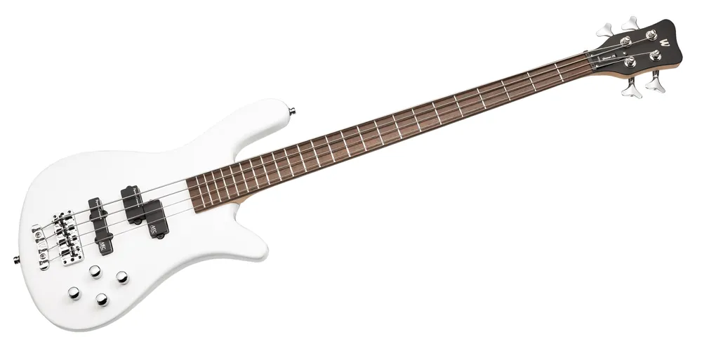 Warwick RockBass Streamer LX, 4-String - Solid White High Polish Kostenloser Versand