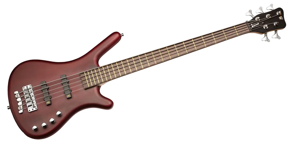 Finale Aktion Warwick RockBass Corvette Basic, 5-String - Burgundy Red Transparent Satin