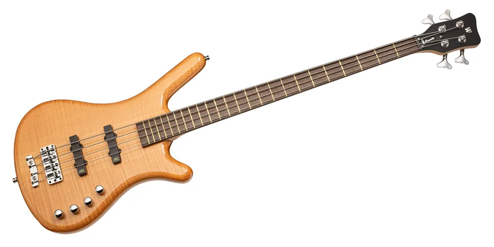 Warwick RockBass Corvette Premium, 4-String - Natural Transparent High Polish Kostenloser Rückversand