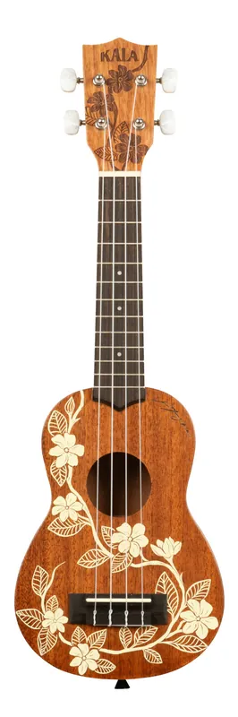 Neuheit KALA KA-GARDENIA-S - Gardenia Mahogany Soprano Ukulele, with Bag