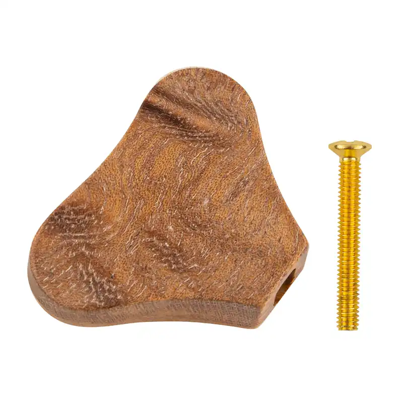 Warwick Parts - Wooden Peg for Warwick Machine Heads - Mahogany Burl (with Gold Screw) Günstig