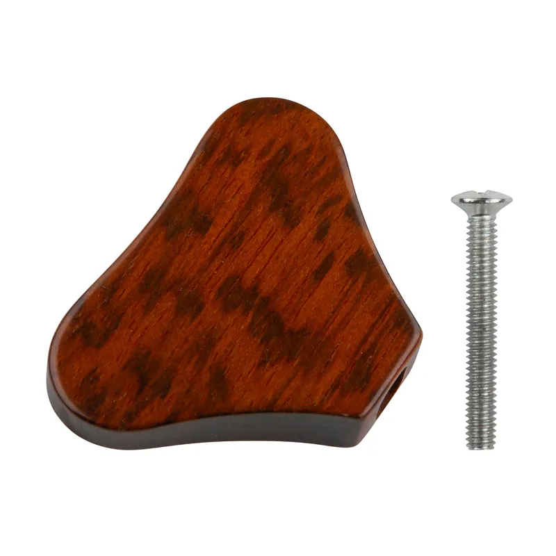 Warwick Parts - Wooden Peg for Warwick Machine Heads - Snakewood (with Chrome Screw) Kostenloser Versand