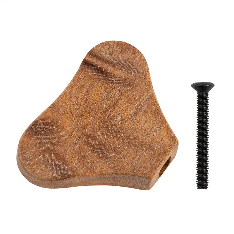 Warwick Parts - Wooden Peg for Warwick Machine Heads - Mahogany Burl (with Black Screw) Nur Für Kurze Zeit