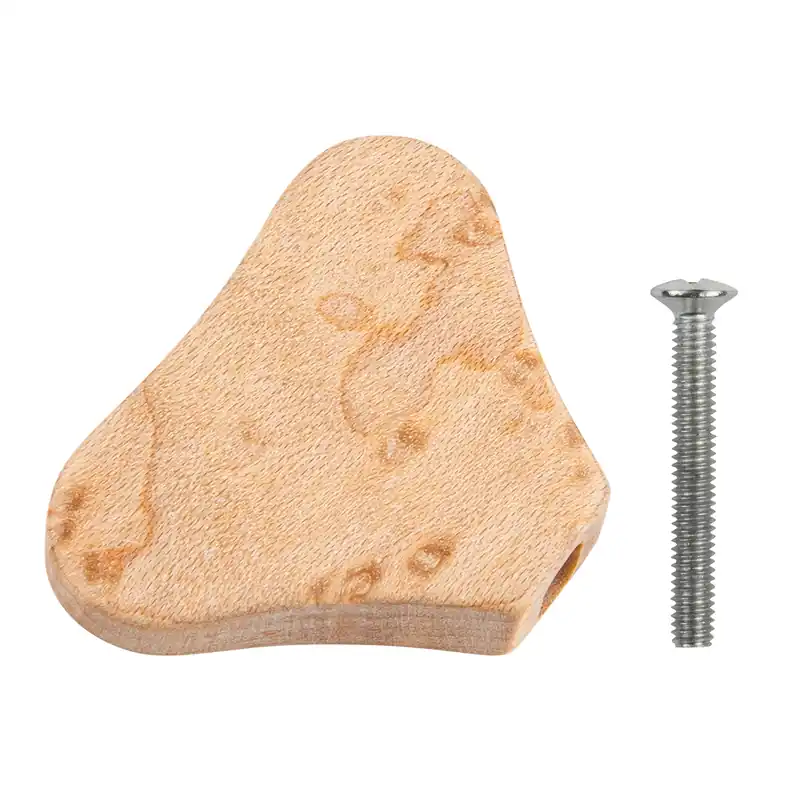Preisreduziert Warwick Parts - Wooden Peg for Warwick Machine Heads - Birdseye Maple (with Chrome Screw)