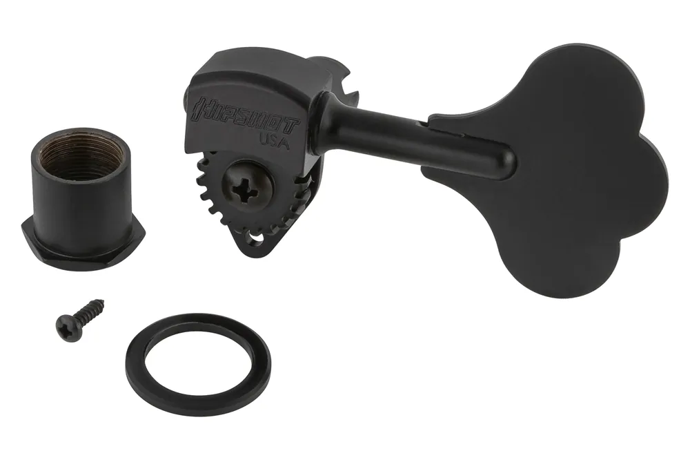 Sadowsky/Hipshot - Ultralite Bass Machine Head with Open Gear, Left (Bass) Side - Black Markenware