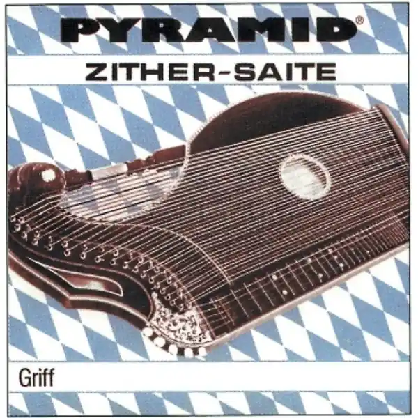 Markenprodukt PYRAMID Zither-Saite Edelklang Kontra A-33 Begleit. Münchner Stimmung