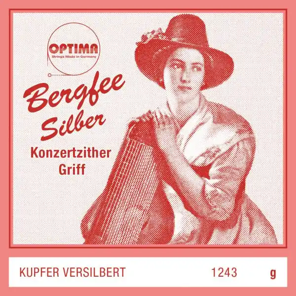 Bergfee Optima Zither-Saiten Griffsaite g Kupfer, versilbert 1243, verlängert Angebot