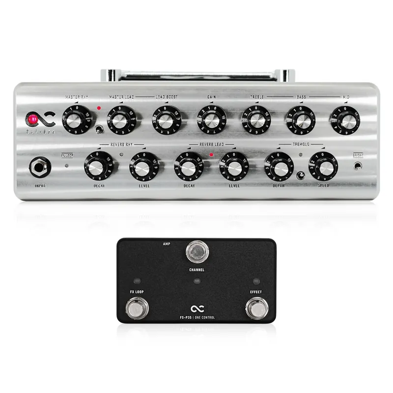 One Control BJF-S66 with FS-P3S Footswitch - Compact Guitar Amp Head, 100 Watt Neu