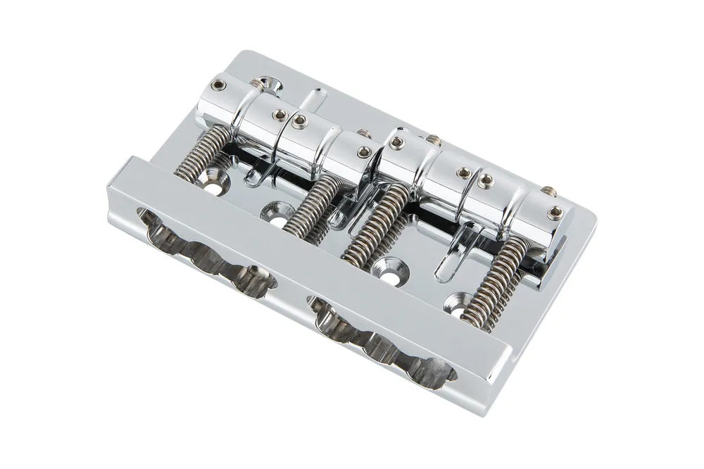 Meistverkauft Sadowsky/Hipshot - MasterBuilt and Custom Shop Quick Release Bridge, 19 mm, 4-String - Chrome