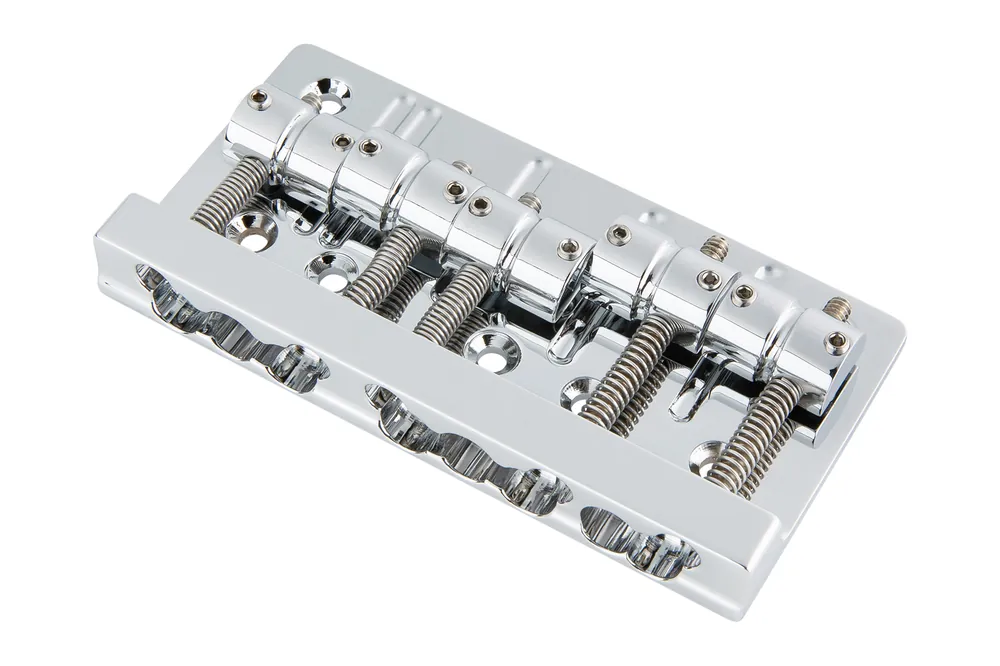 Nur Heute Sadowsky/Hipshot - MasterBuilt and Custom Shop Quick Release Bridge, 18 mm, 5-String - Chrome