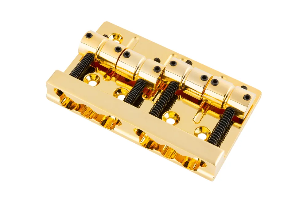 Günstig Sadowsky/Hipshot - MasterBuilt and Custom Shop Quick Release Bridge, 20 mm, 4-String - Gold