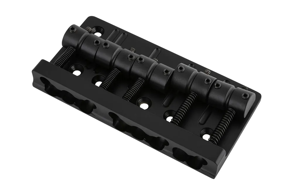 Sadowsky/Hipshot - MasterBuilt and Custom Shop Quick Release Bridge, 19 mm, 5-String - Black Kracherpreis