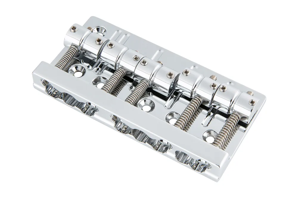 Nur Für Kurze Zeit Sadowsky/Hipshot - MasterBuilt and Custom Shop Quick Release Bridge, 19 mm, 5-String - Chrome