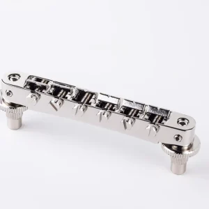 Preisknaller TonePros NVR2P N - Tune-O-Matic Bridge with Pre-Notched Saddles (Standard Nashville Posts) - Nickel