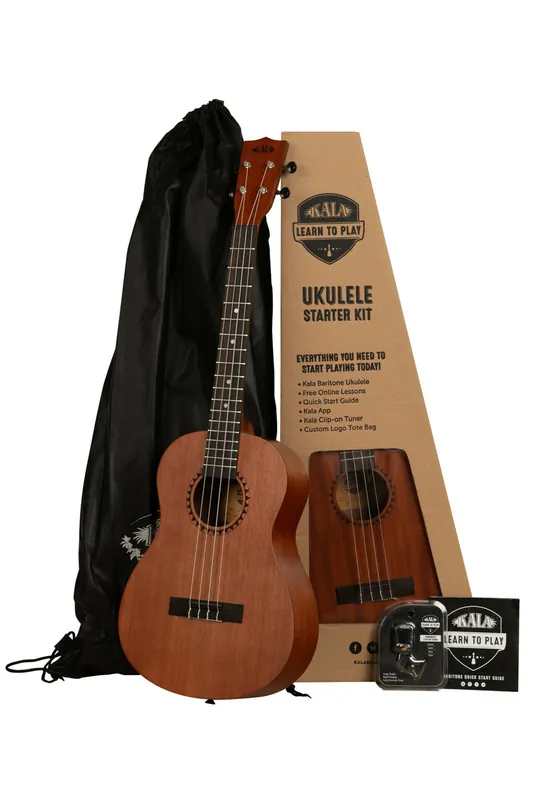 Kala Learn To Play Ukulele Bariton Starter Kit, incl. Bag Nur Für Kurze Zeit
