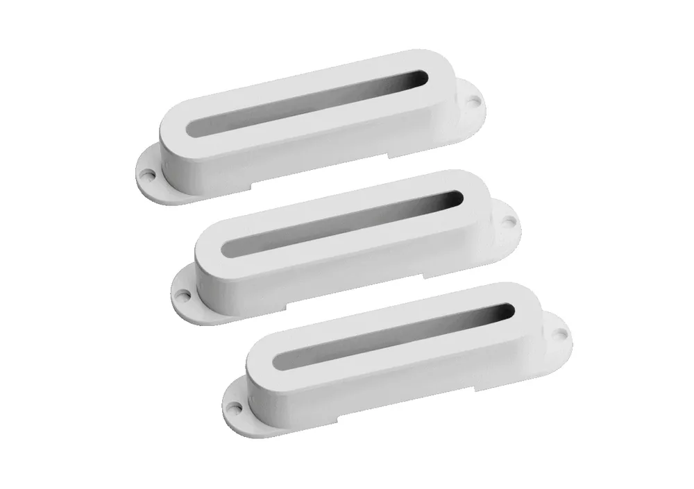 Online Kaufen Seymour Duncan Hot Stack Pickup Cover Set for Strat - White with Logo