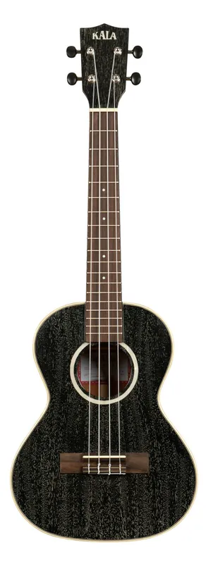 Preisreduziert Kala KA-SDH-T - All Solid Salt & Pepper Doghair Mahogany Tenor Ukulele, with Bag