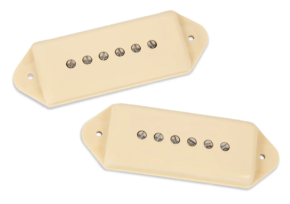 Seymour Duncan Hot P90 Silencer Dog-Ear Pickup Set - Cream Cover Super-Preis