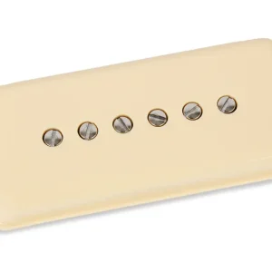 Billig Seymour Duncan Hot P90 Silencer Dog-Ear - Bridge Pickup - Cream Cover