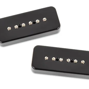 Beliebt Seymour Duncan Vintage P90 Silencer Soapbar Pickup Set - Black Cover
