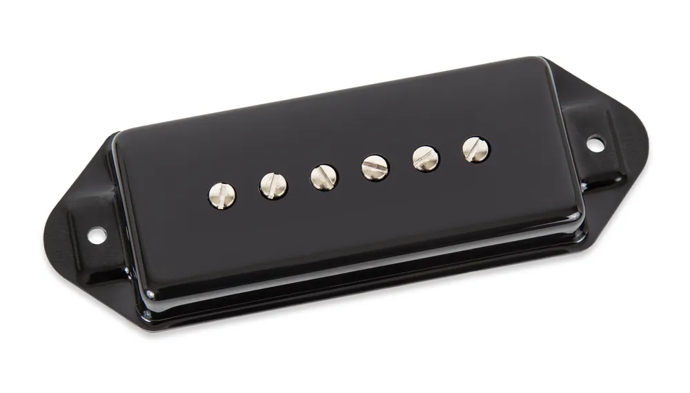 Seymour Duncan Hot P90 Silencer Dog-Ear - Bridge Pickup - Black Cover Sofort Bestellen