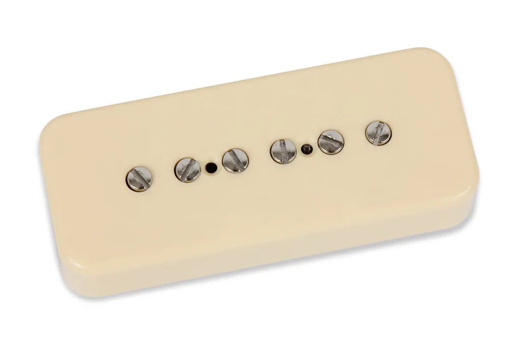 Heißes Angebot Seymour Duncan Hot P90 Silencer Soapbar - Bridge Pickup - Cream Cover