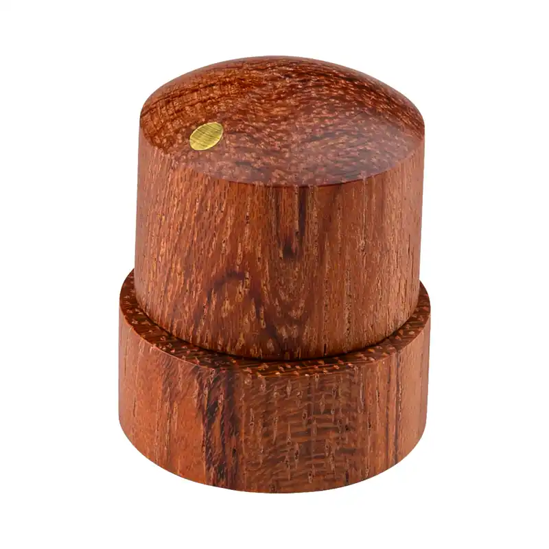 Neu Im Sortiment Framus & Warwick Parts - Stacked Wooden Dome Knob - Bubinga Pommele