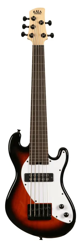 Begrenztes Angebot U-Bass Solid Body 5-String, Fretless - Tobacco Burst with Bag