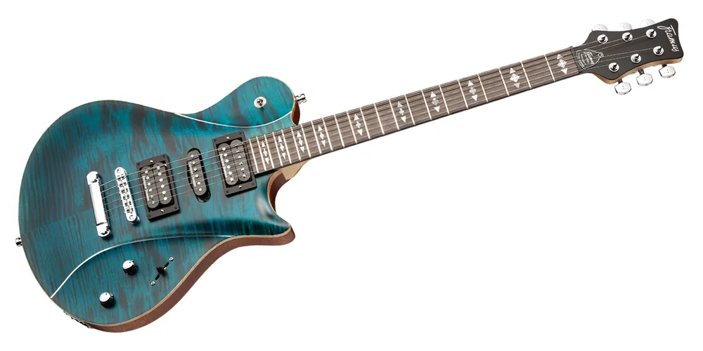 Aktuell Framus Teambuilt Pro Series Panthera II Studio Supreme - Petrol Green Transparent Satin