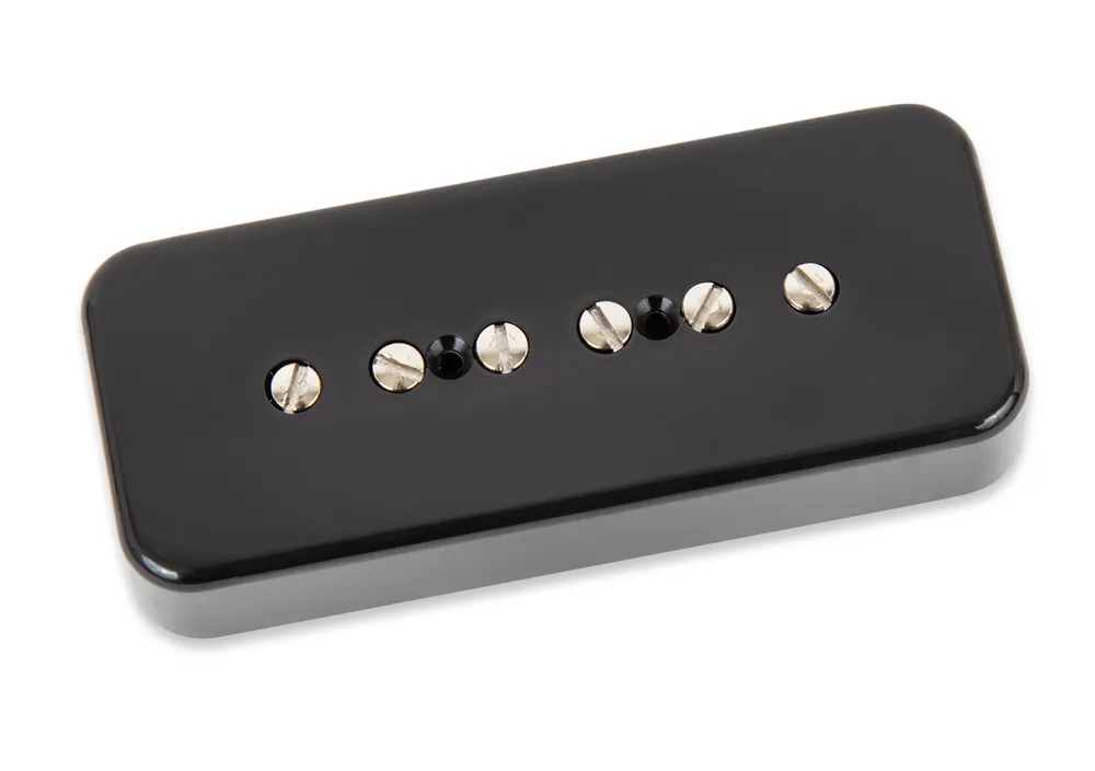 Gratis Versand Seymour Duncan Signature Jared James Nichols JJN P90 Silencer Soapbar - Bridge Pickup - Black Cover