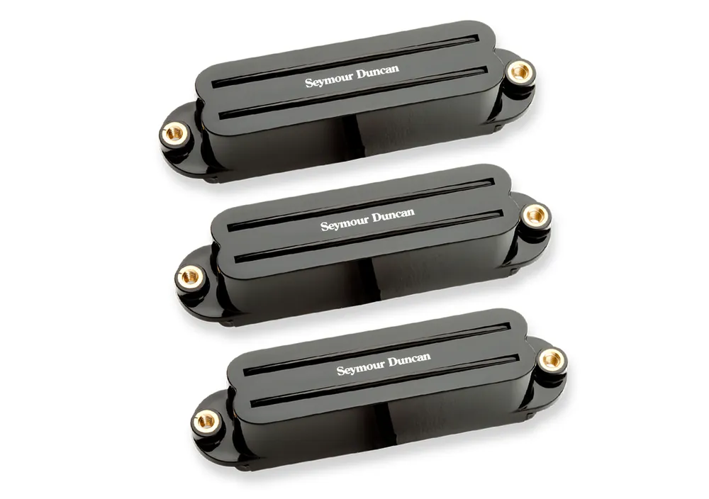 Seymour Duncan Cool Rails Strat Pickup Set - Black Begrenztes Angebot