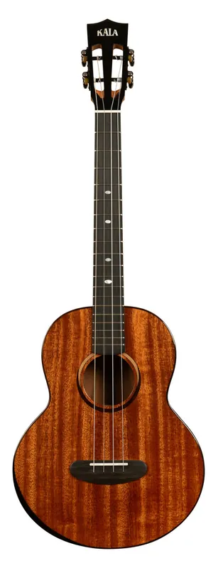 Preiswert Kala KA-CT-SMH-BG - Contour All Solid Gloss Mahogany Baritone Ukulele, with Bag