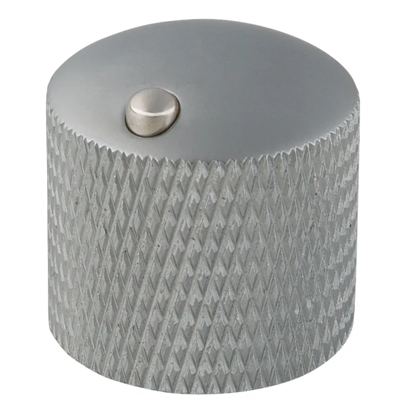 Framus & Warwick Parts - Potentiometer Dome Knob with Convex Indicator - Satin Chrome Schnäppchen